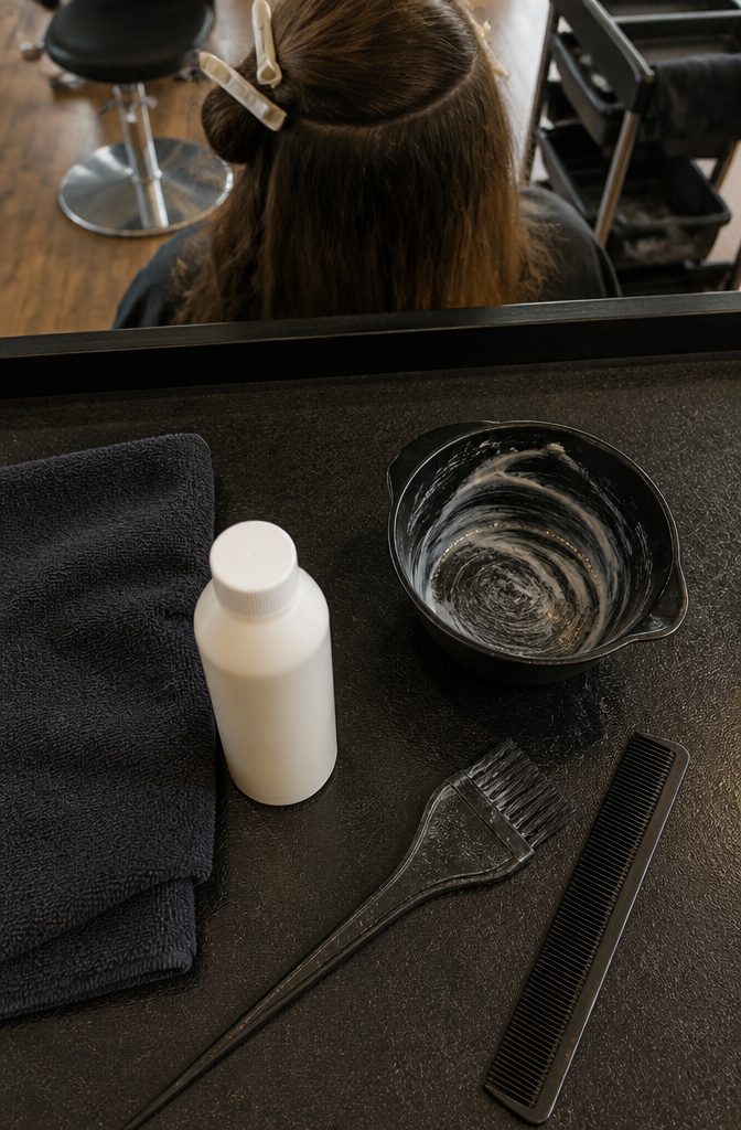 Hair color remover featured in a beauty article photograph